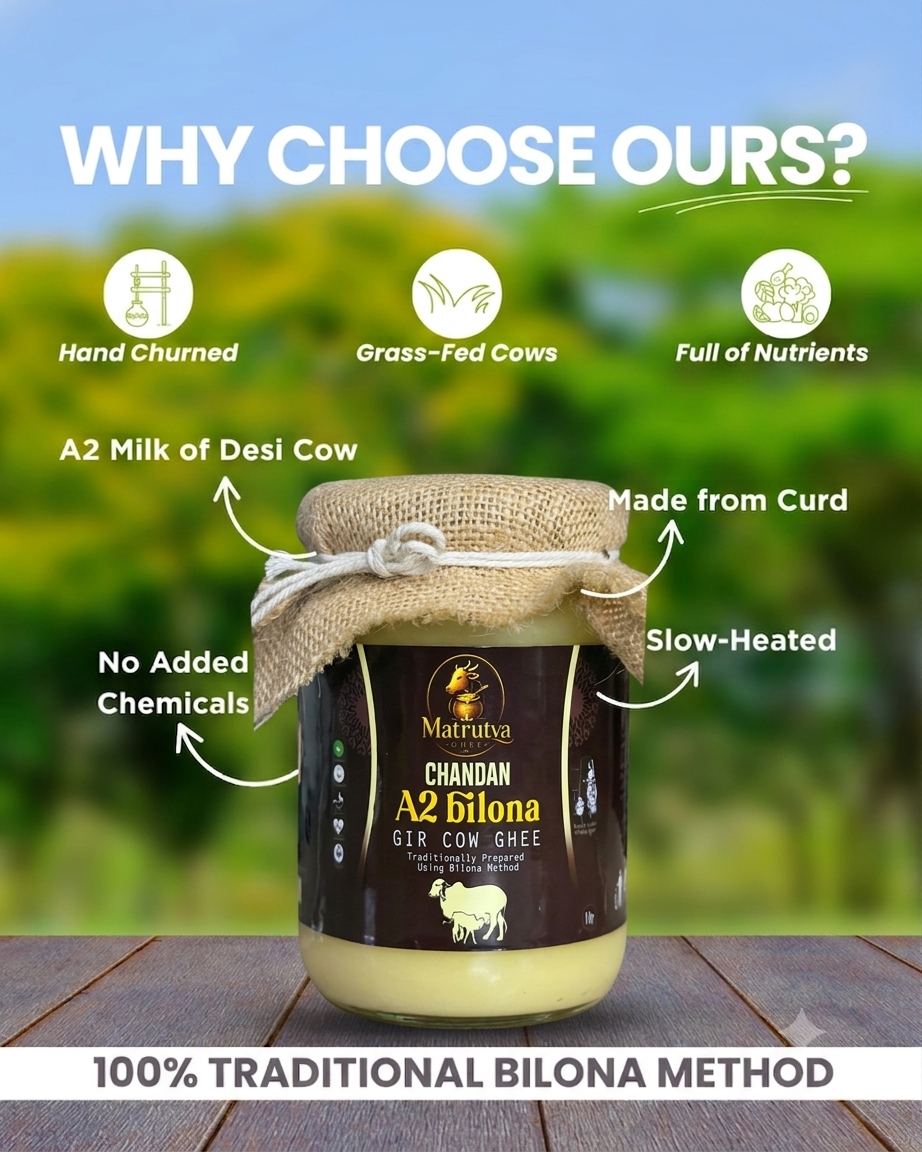 Matrutva Chandan A2 Bilona Gir Cow Ghee - Image 3